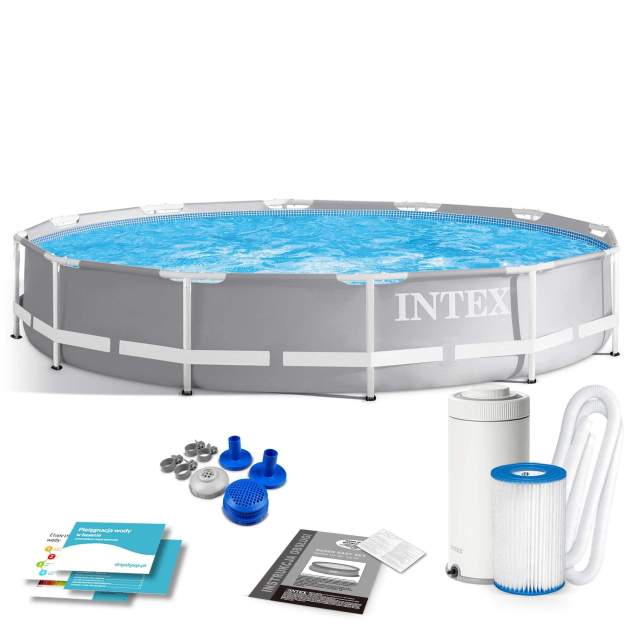 Piscina desmuntable Intex Prism Frame Clearview + depuradora de cartutx Piscina desmuntable Intex Prism Frame Clearview + depuradora de cartutx