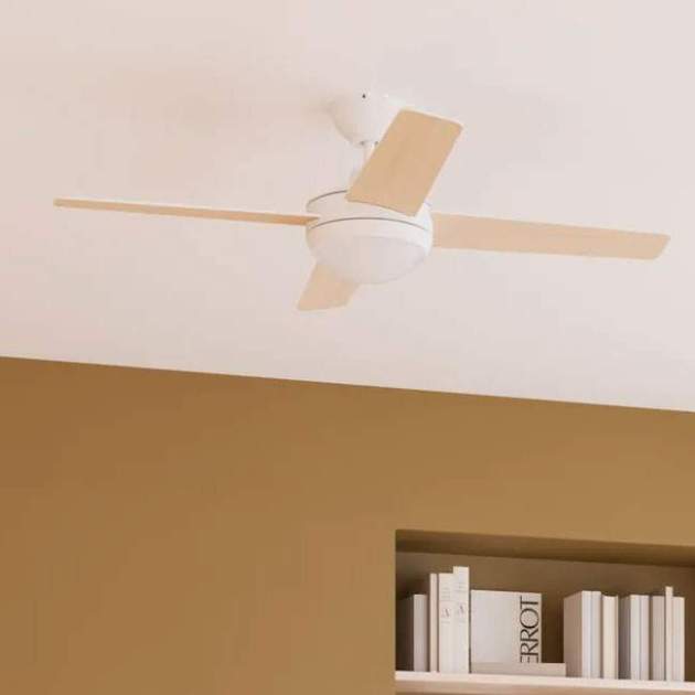 Ventilador de sostre amb llum silenciós DC Inspire Aveiro Ventilador de sostre amb llum silenciós DC Inspire Aveiro