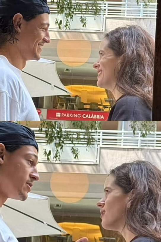 Rosalía i Emilio Sakraya cafeteria / TikTok Rosalía i Emilio Sakraya cafeteria / TikTok