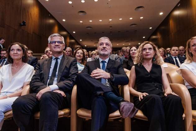 Jaume Collboni i Batet a la conferència a Madrid Europa Press Jaume Collboni i Batet a la conferència a Madrid Europa Press