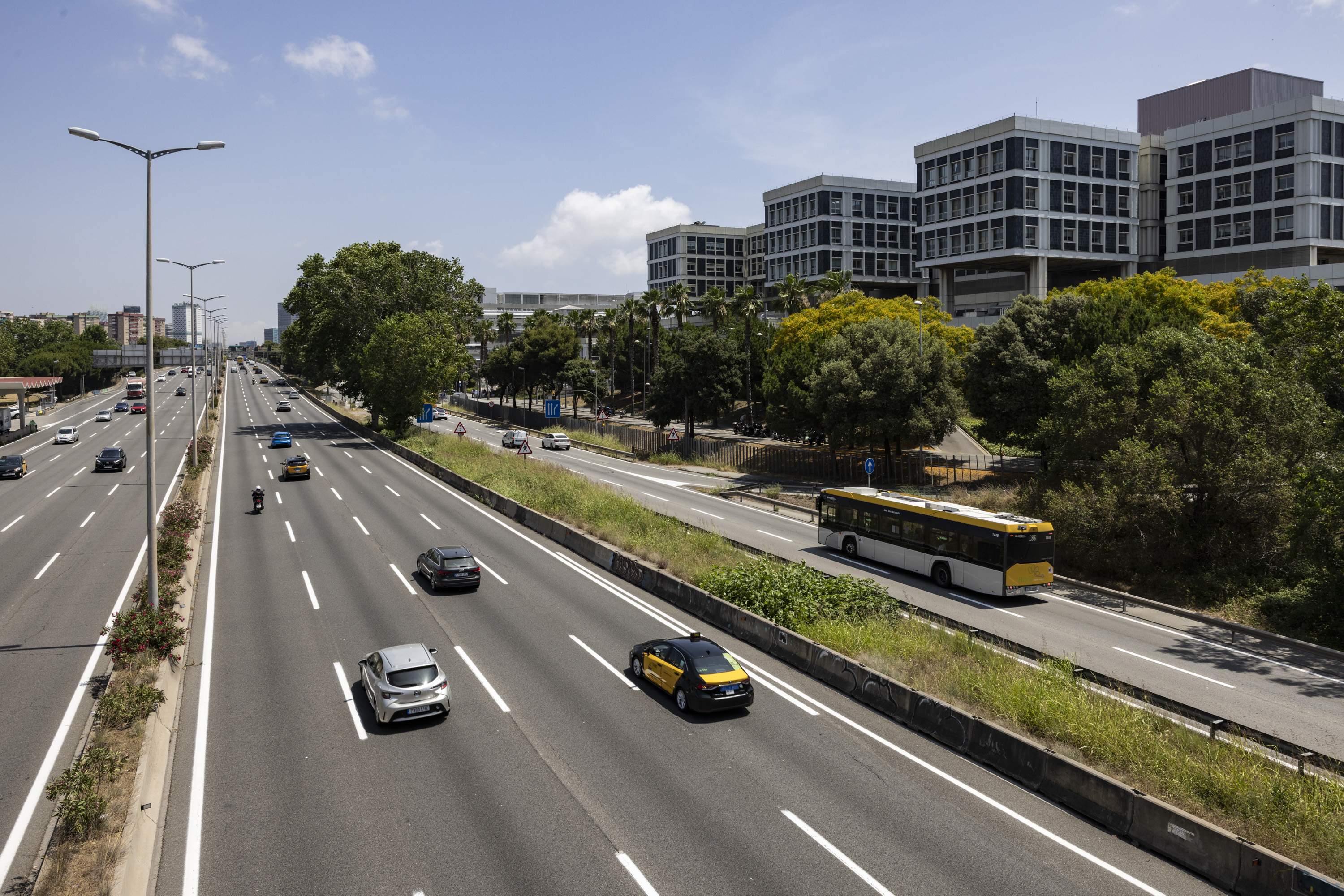La Gran Via en l'Hospitalet de Llobregat quedará soterrada a la altura de Bellvitge el año 2030