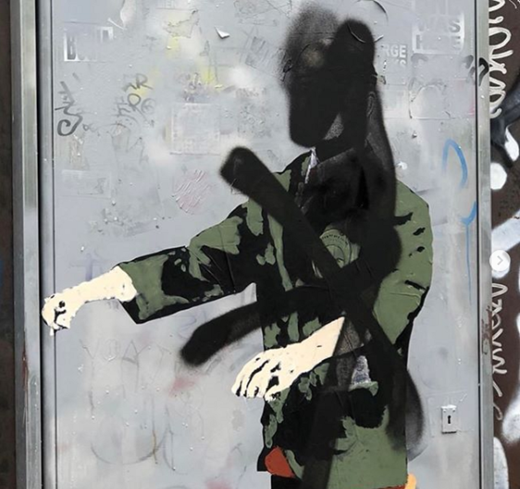 Censuren el grafiti de Franco a Barcelona en menys de 24 hores
