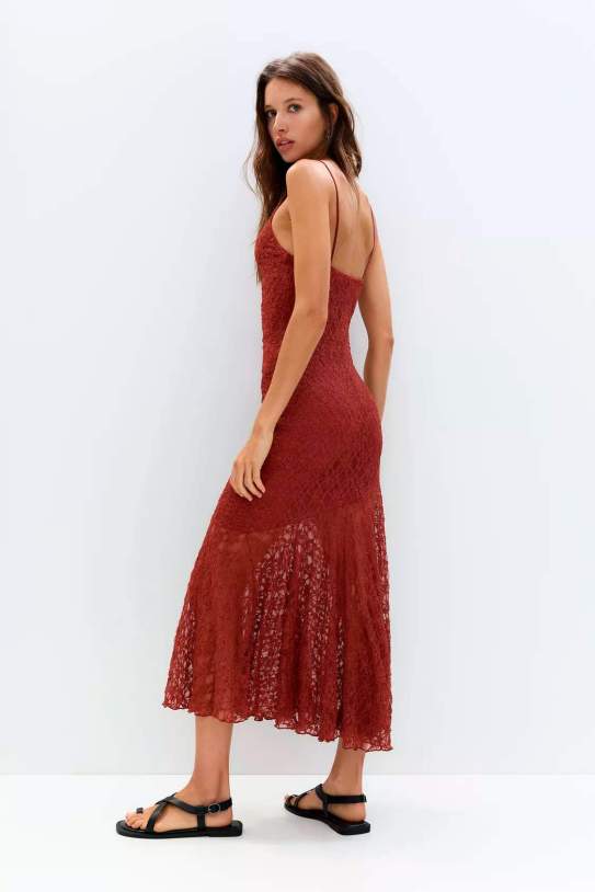 Vestit midi encaixi Vestit midi encaixi