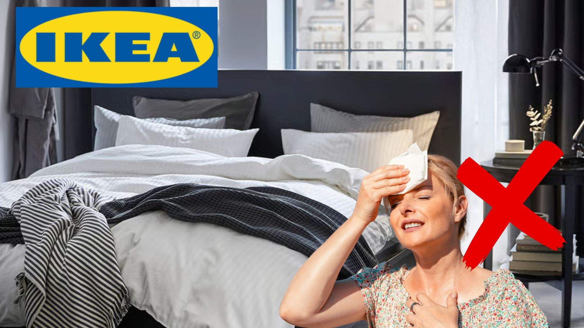 Ikea tiene una funda de algodón que absorbe el sudor del verano
