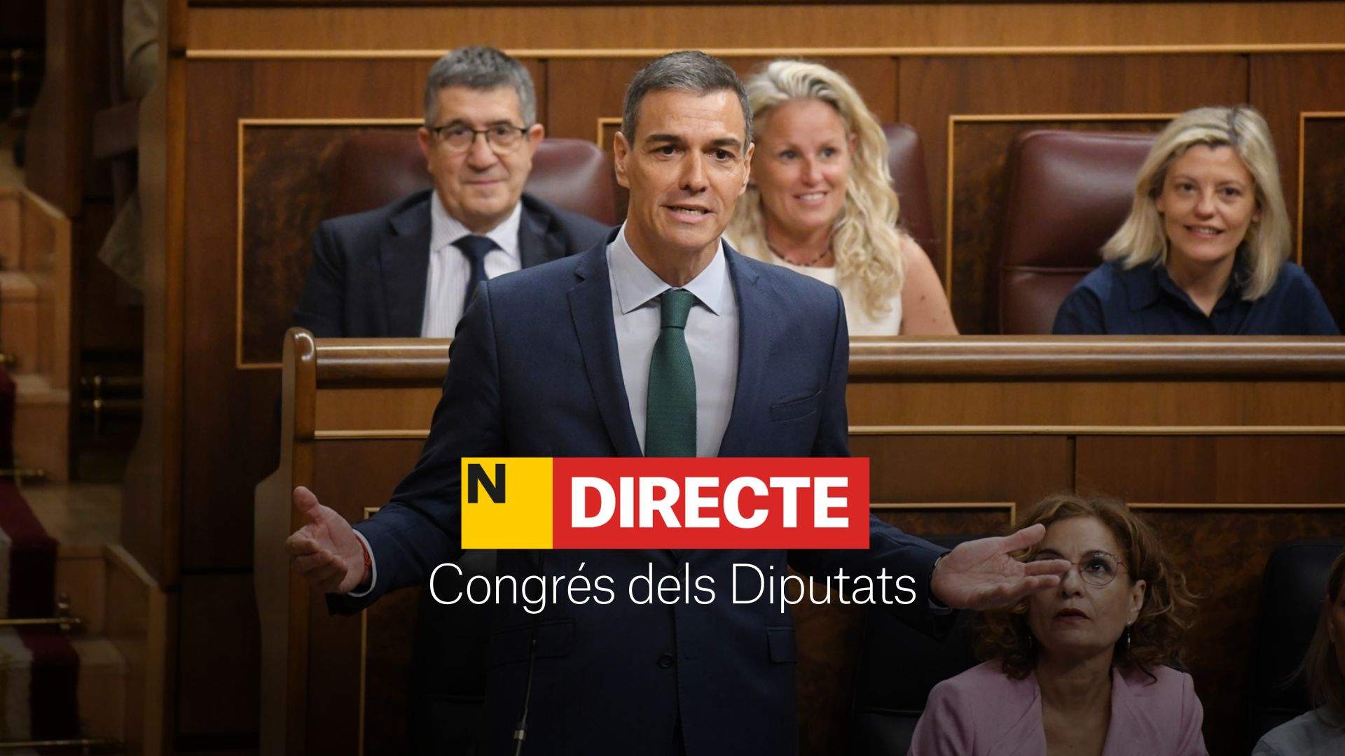 Cara a cara entre Sánchez y Feijóo en el Congreso por el caso Cerdán, DIRECTO