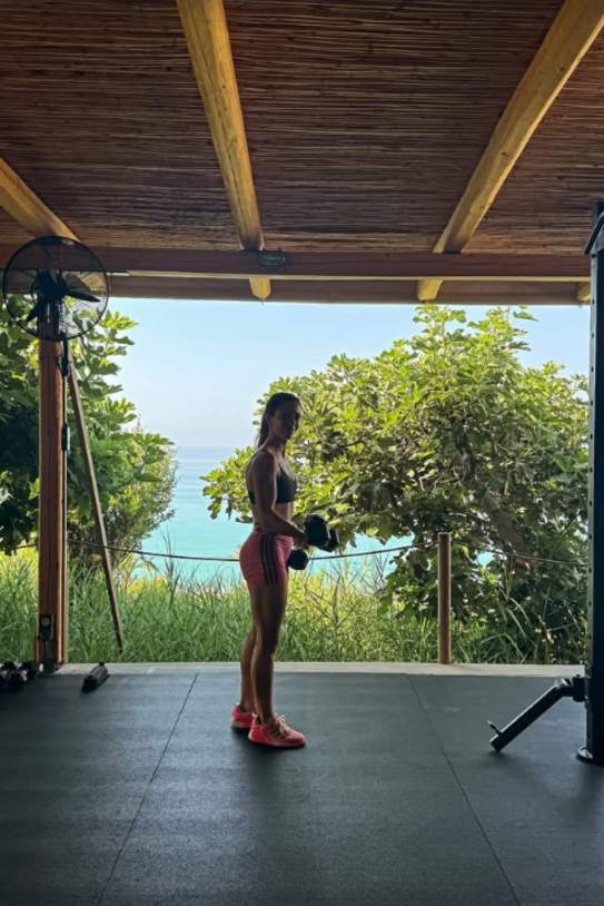 Aitana Bonmatí fent esport de vacances / Instagram Aitana Bonmatí fent esport de vacances / Instagram