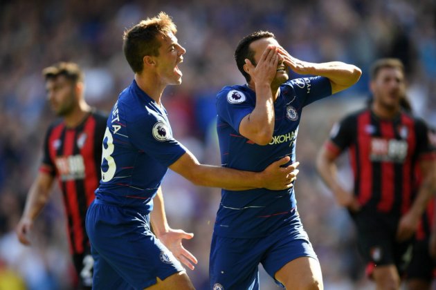 Pedro Chelsea gol Bournemouth Chelsea