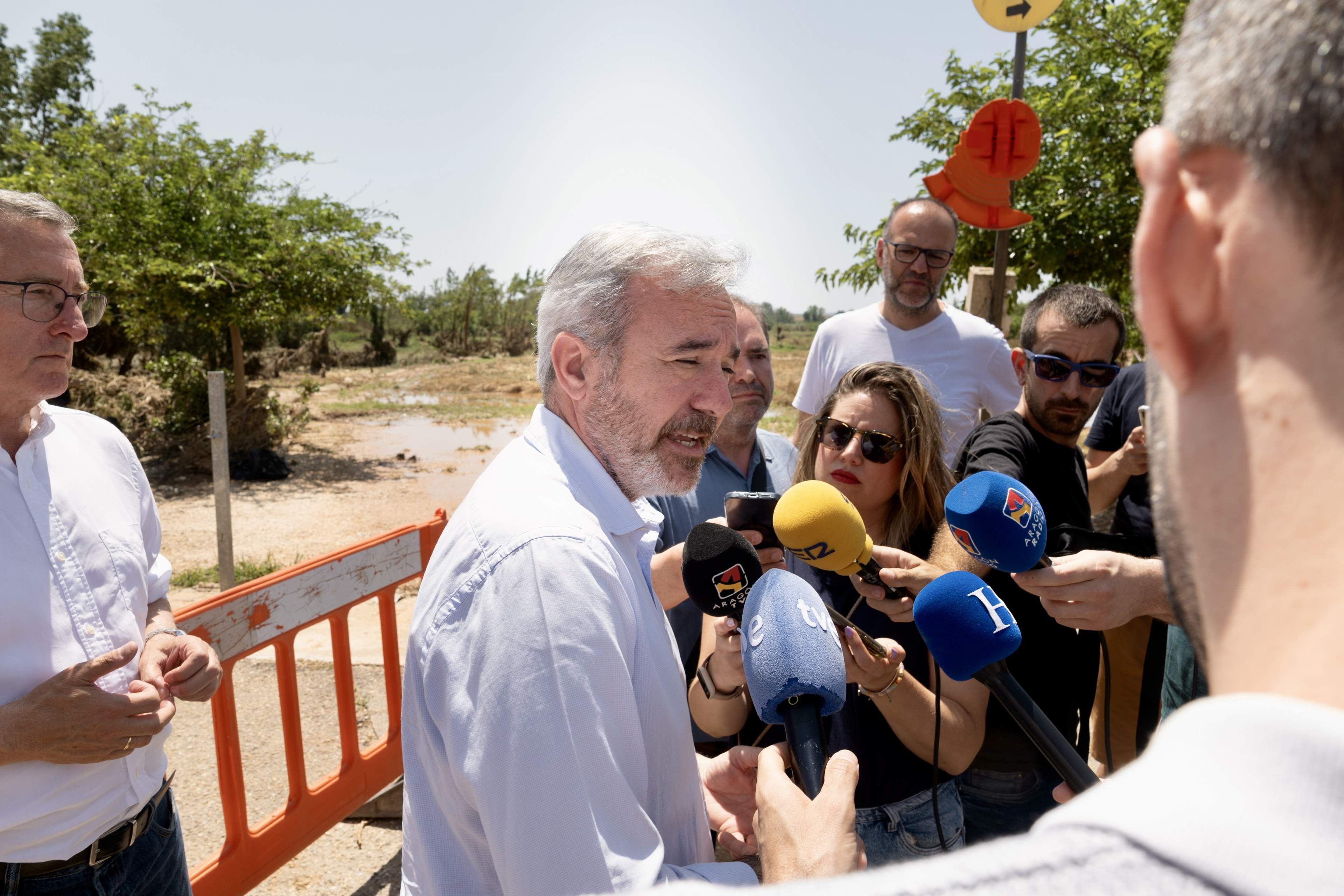 La excusa del presidente de Aragón para ausentarse durante las lluvias (con alerta naranja de la Aemet)
