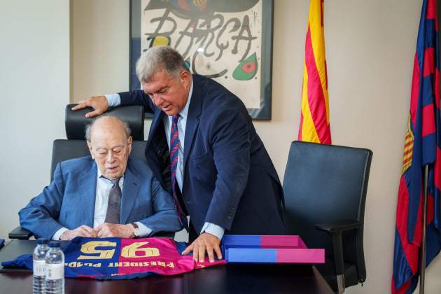 Homenatge Joan Laporta, Barca, aniversari Jordi Pujol / Cedida Homenatge Joan Laporta, Barca, aniversari Jordi Pujol / Cedida