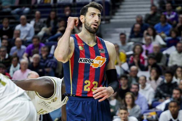 Shengelia amb la samarreta del Baskonia / Foto: Europa Press Shengelia amb la samarreta del Baskonia / Foto: Europa Press