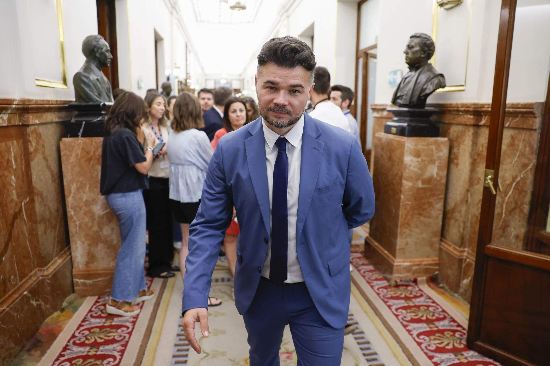 Rufián, tras reunirse con Sánchez: "Está tocado; hay que aprovechar lo que quede de legislatura"