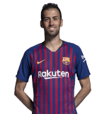 1x1 Sergio Busquets 2018 2019