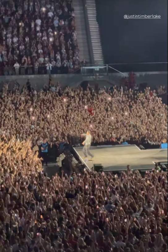 Anna Lewandowska i Robert Lewandowski al concert de Justin Timberlake / Instagram Anna Lewandowska i Robert Lewandowski al concert de Justin Timberlake / Instagram