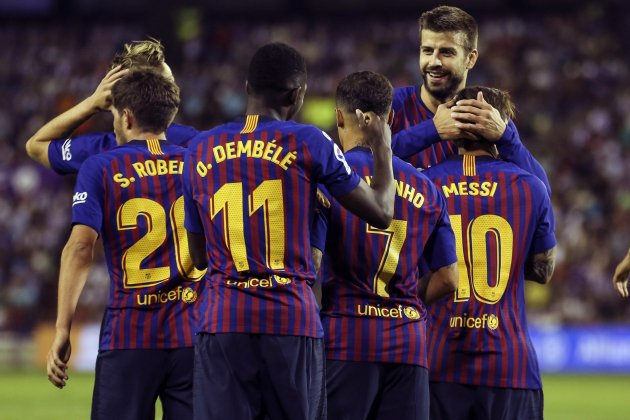 Barça piña gol Valladolid EFE