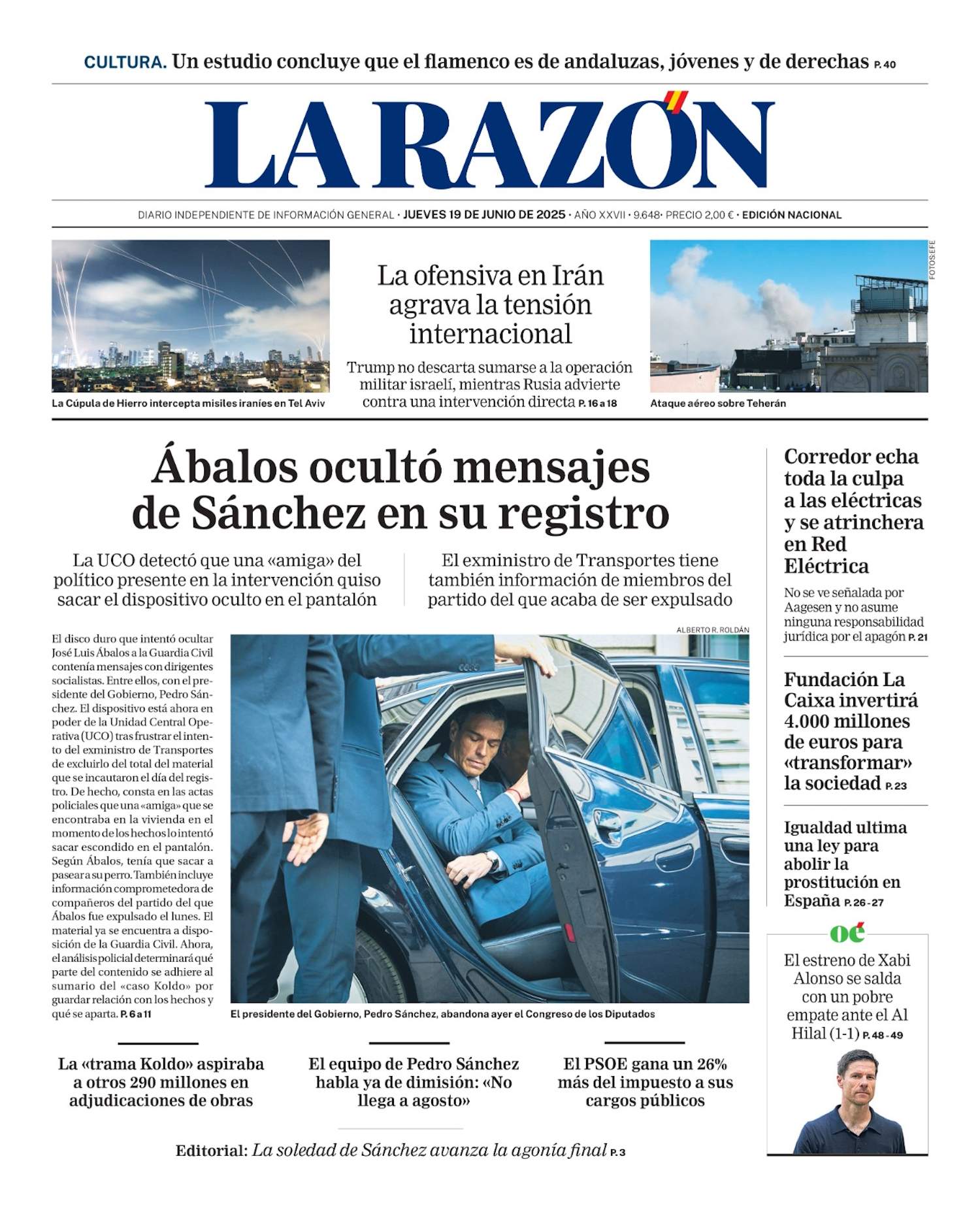 'La Razón' 19 'La Razón' 19