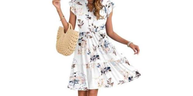Vestido blanco AUSELILY Vestido blanco AUSELILY