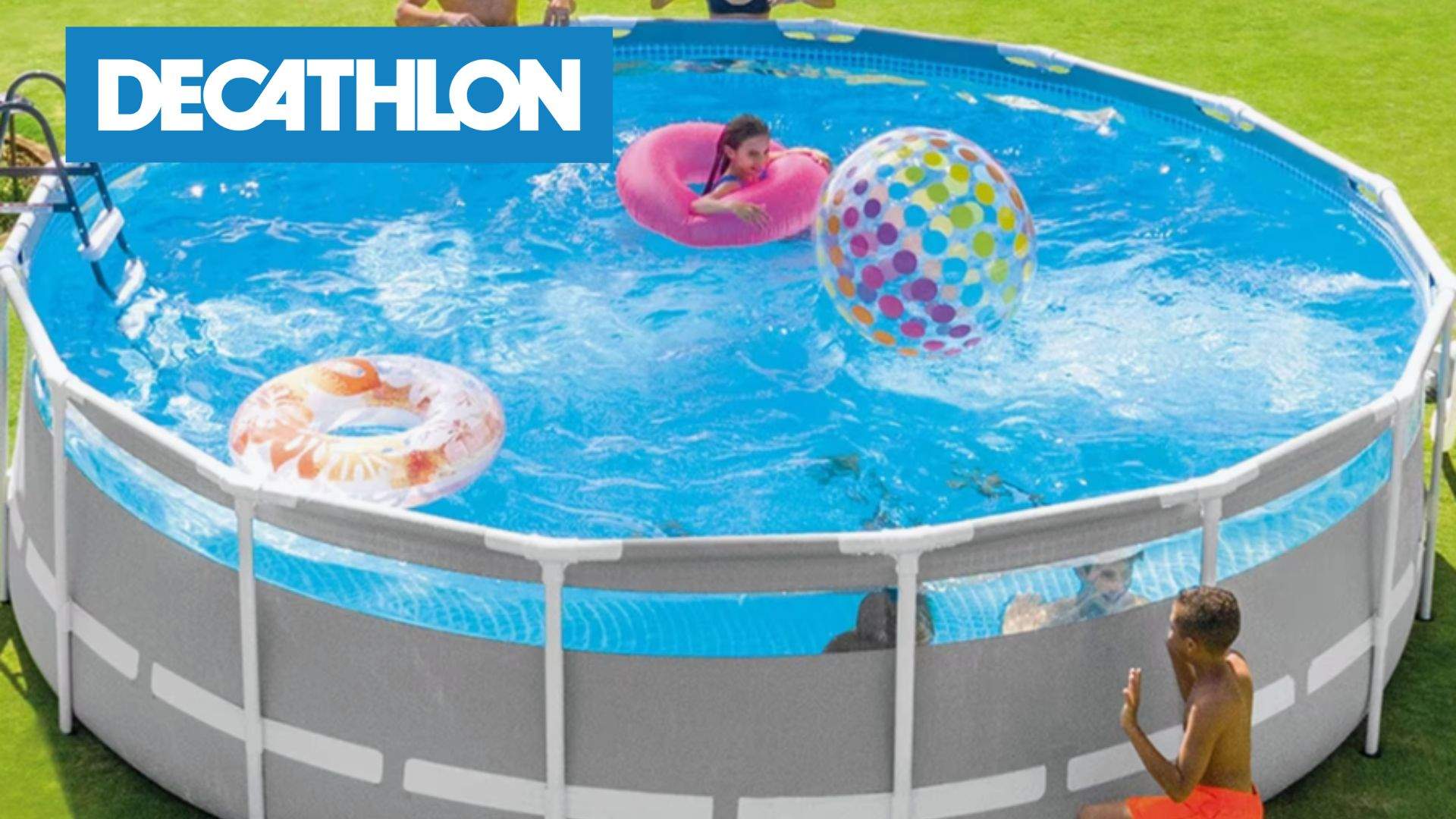 Aquesta piscina desmuntable de Decathlon amb depuradora de cartutx no té res a envejar a les d'obra