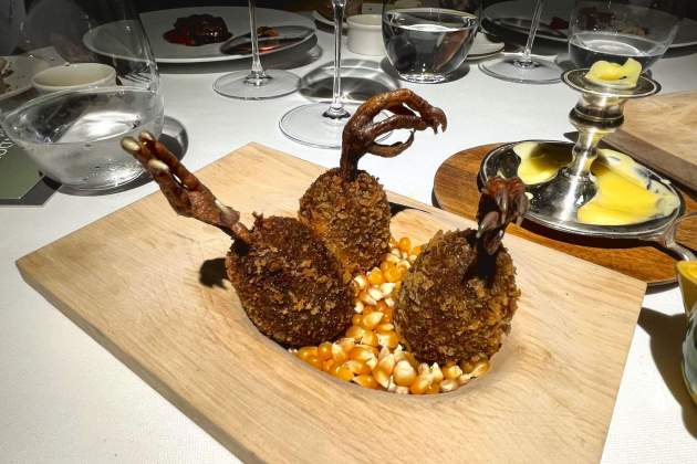 Croquetes de colomí del restaurant Ibaya Foto Oriol Foix Croquetes de colomí del restaurant Ibaya Foto Oriol Foix