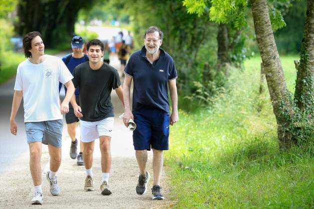EuropaPress 6796533 expresidente gobierno mariano rajoy etapa camino santiago monterroso lugo