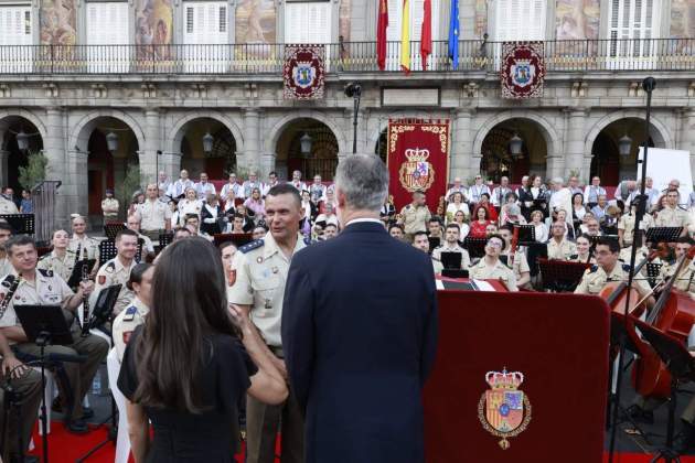 Felip i Letícia a la Plaza Mayor Casa Reial3 Felip i Letícia a la Plaza Mayor Casa Reial3