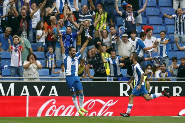 Espanyol Sergi Darder Borja Iglesias celebració gol   EFE