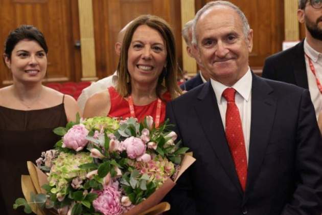 Cristina Vallejo i Jesús M. S´ñanchez. Degans de l'Advocacia de Barcelona. Cristina Vallejo i Jesús M. S´ñanchez. Degans de l'Advocacia de Barcelona.