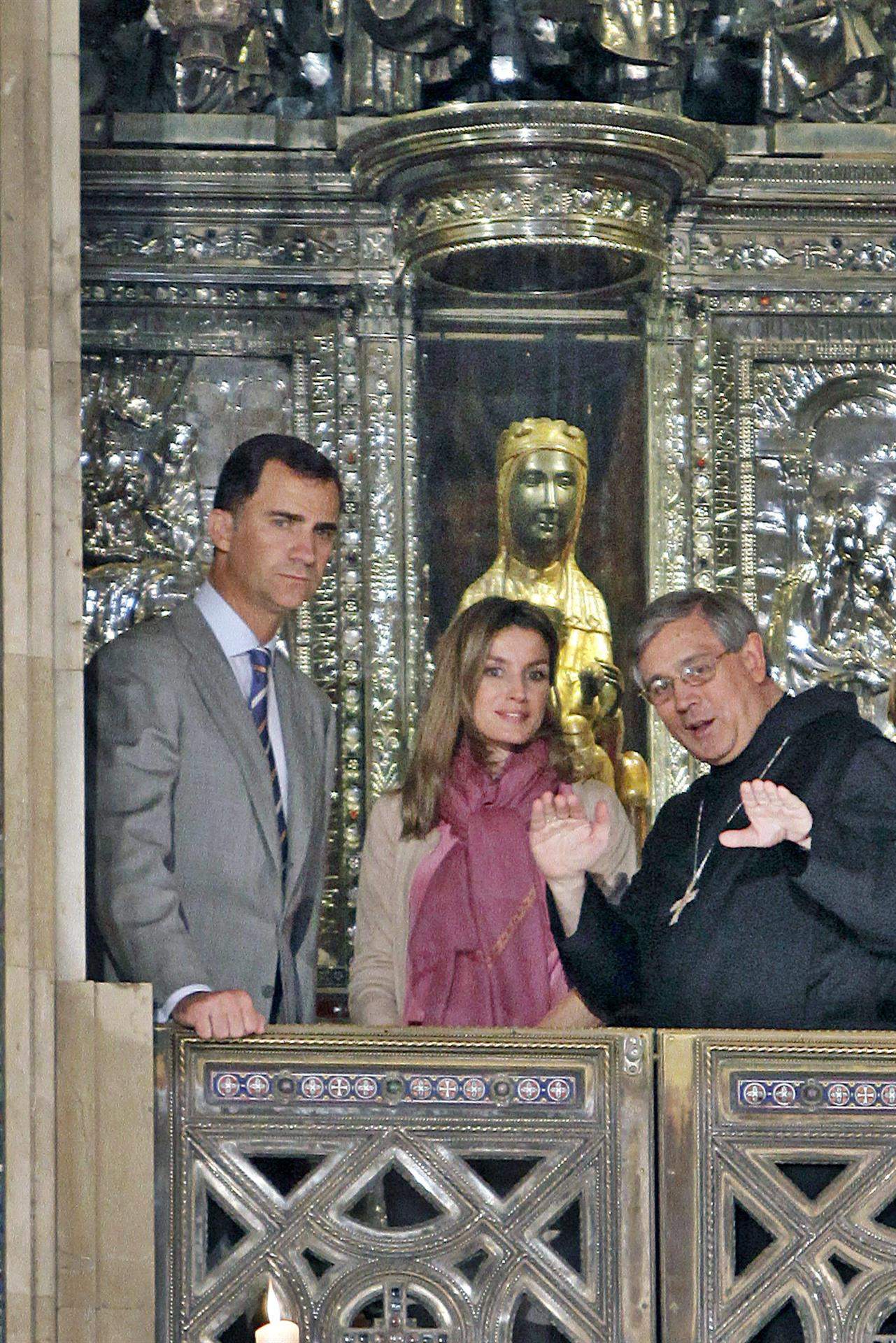 Felipe y Letizia príncipes de Asturias Montserrat 2011 Efe Felipe y Letizia príncipes de Asturias Montserrat 2011 Efe