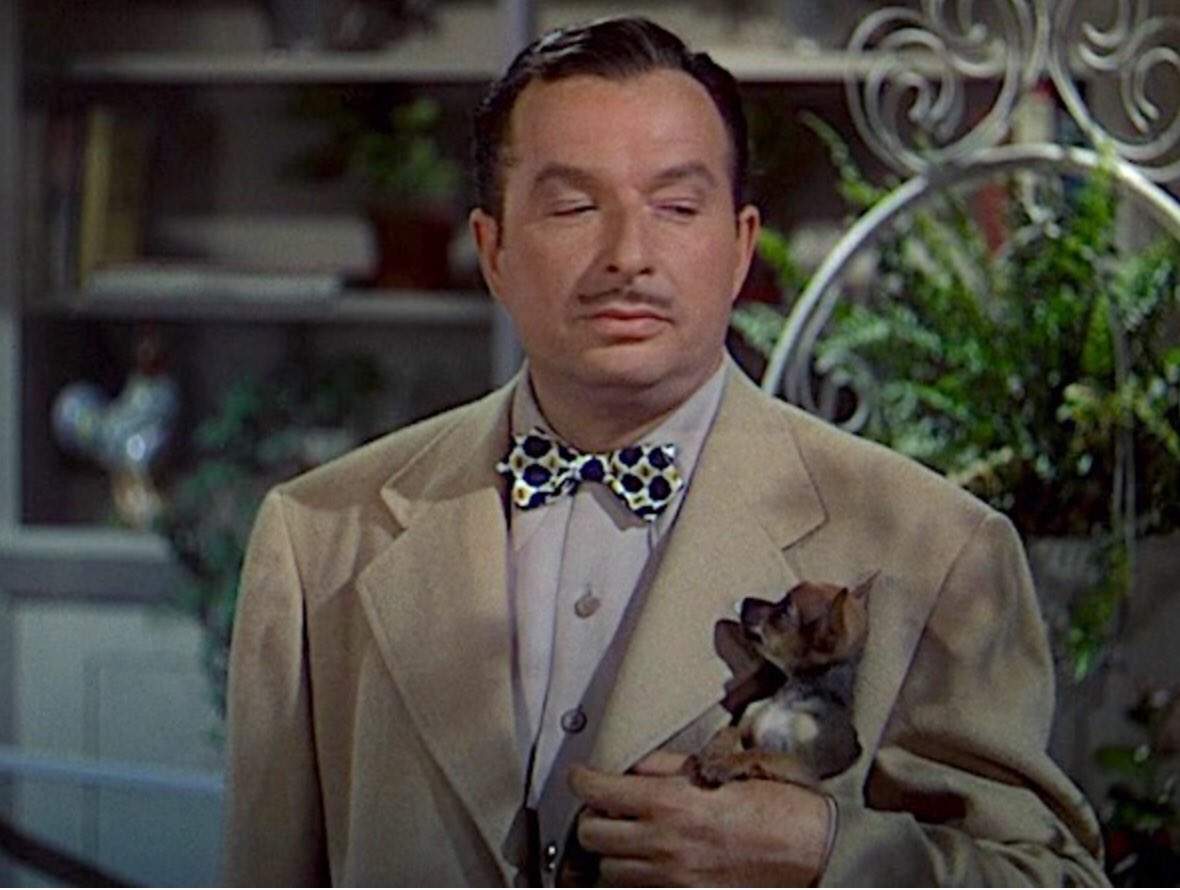 Xavier Cugat y su famoso chiuaua Pepito Xavier Cugat y su famoso chiuaua Pepito