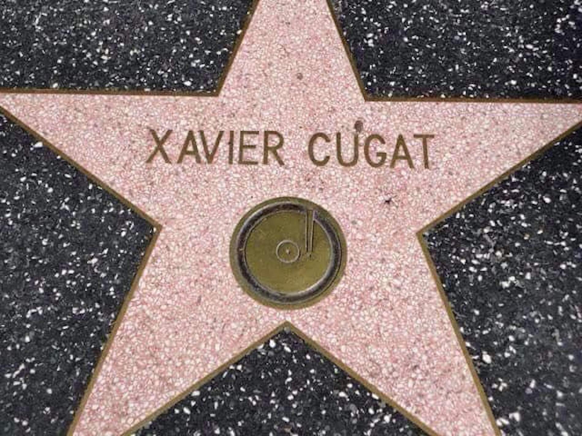 La estrella de la fama de Xavier Cugat La estrella de la fama de Xavier Cugat