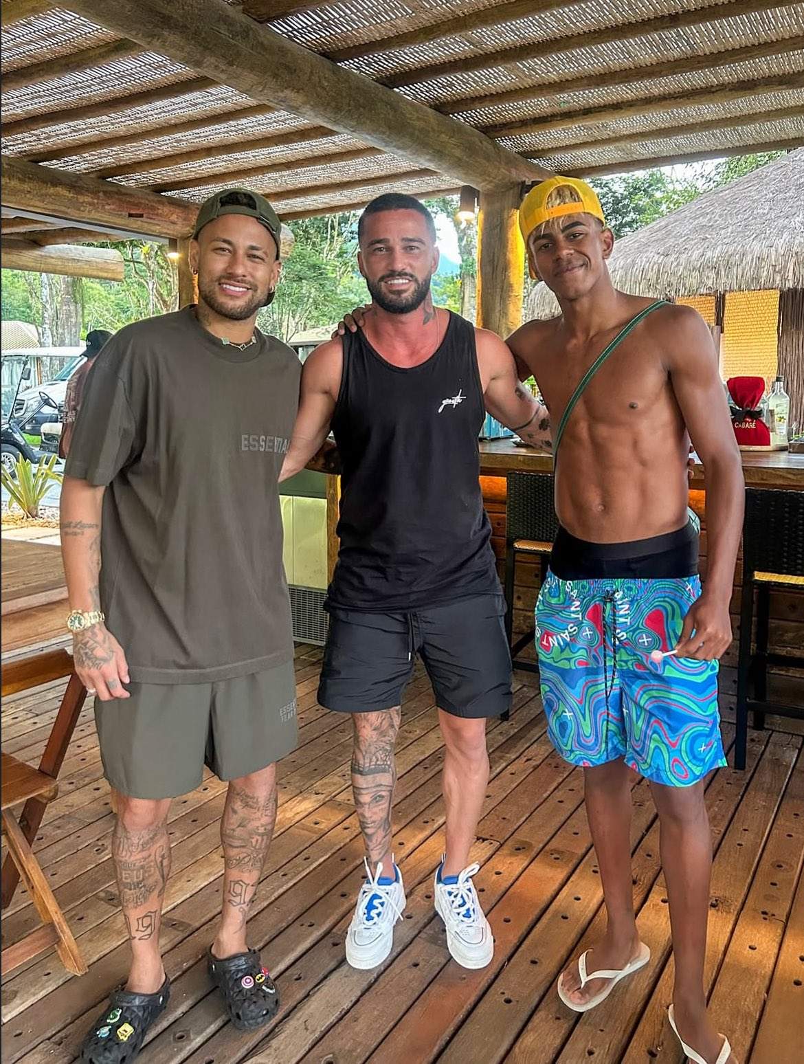 Neymar amb Lamine Yamal al Brasil / Foto: Instagram