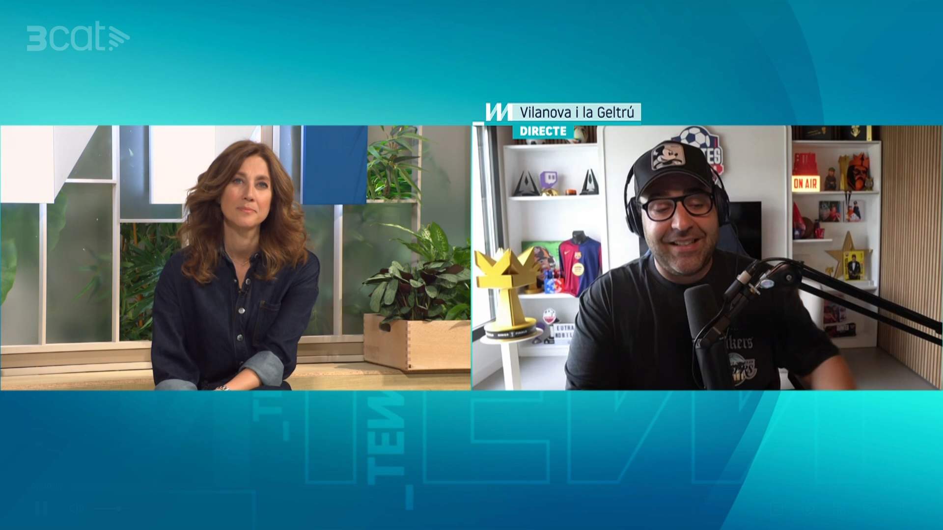 Melero conecta con Vilanova y Romerito, TV3 Melero conecta con Vilanova y Romerito, TV3