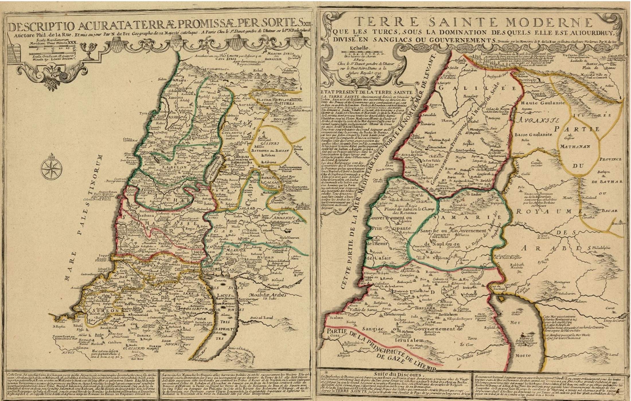 Mapa de Terra Santa (1646). Font Cartoteca de Catalunya Mapa de Terra Santa (1646). Font Cartoteca de Catalunya