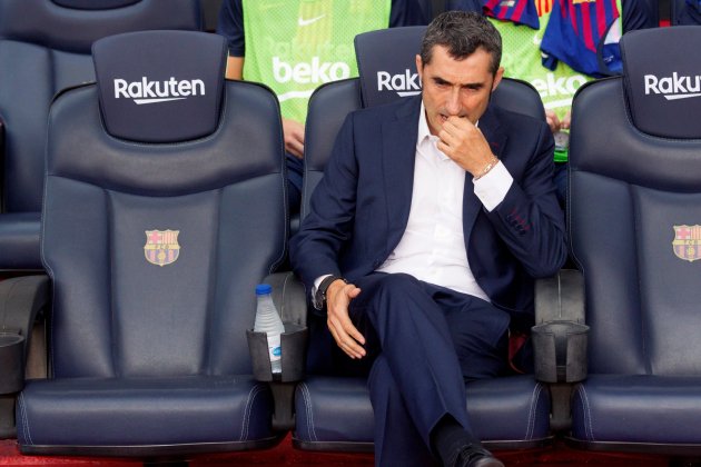 Valverde banquillo Barça Osca EFE