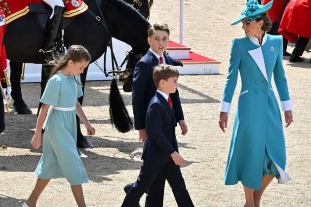 Kate Middleton i els seus fills Kate Middleton i els seus fills