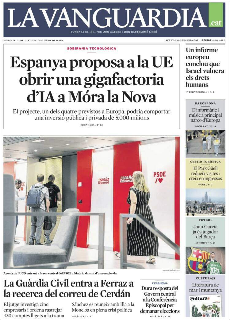 'La Vanguardia' 21 'La Vanguardia' 21