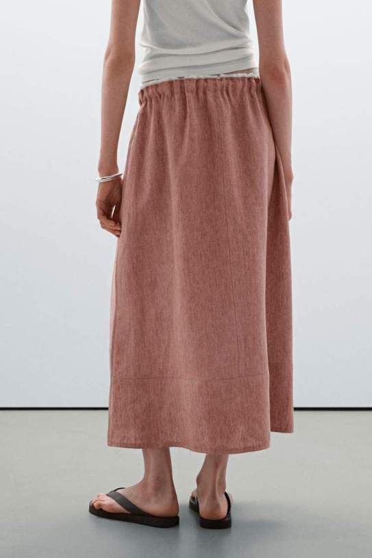 Faldilla|Falda midi goma 100% lli Faldilla|Falda midi goma 100% lli