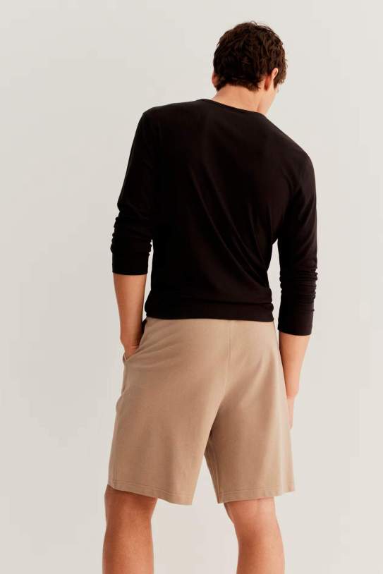 Bermudes de piqué Relaxed Fit Bermudes de piqué Relaxed Fit