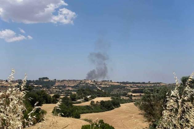 incendi granyena segarra fum incendi granyena segarra fum
