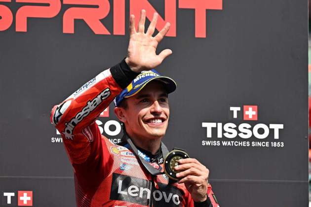 Marc Márquez celebració Mugello MotoGP EFE