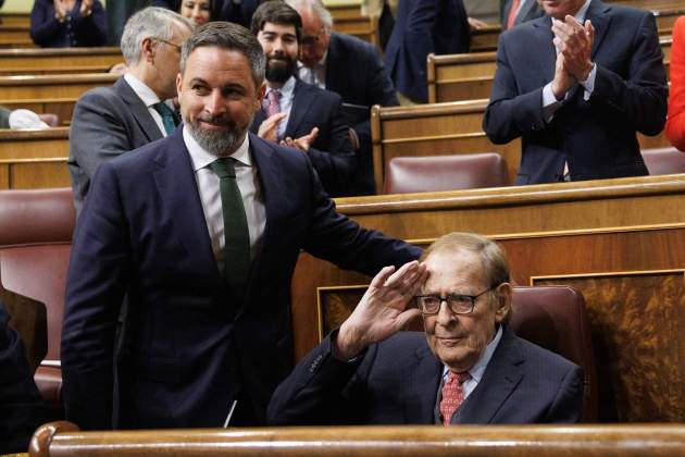 Tamames i Abascal moció de censura Europa Press Tamames i Abascal moció de censura Europa Press