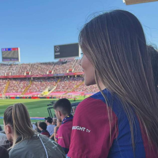 Ona Sellares, nòvia Ter Stegen, a Montjuïc / Instagram Ona Sellares, nòvia Ter Stegen, a Montjuïc / Instagram