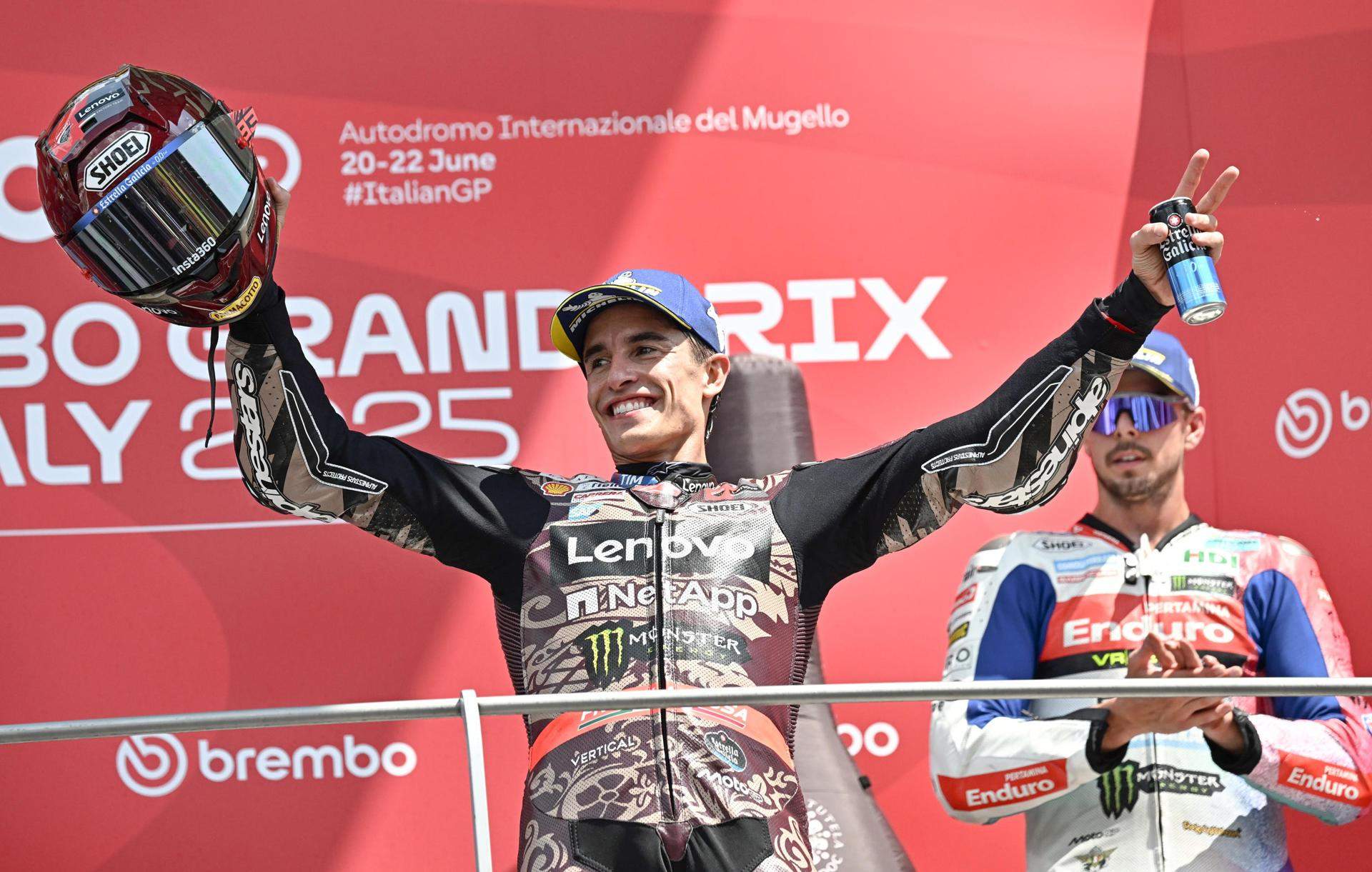 Marc Márquez se reivindica en Mugello y completa un fin de semana inmaculado en casa de Bagnaia
