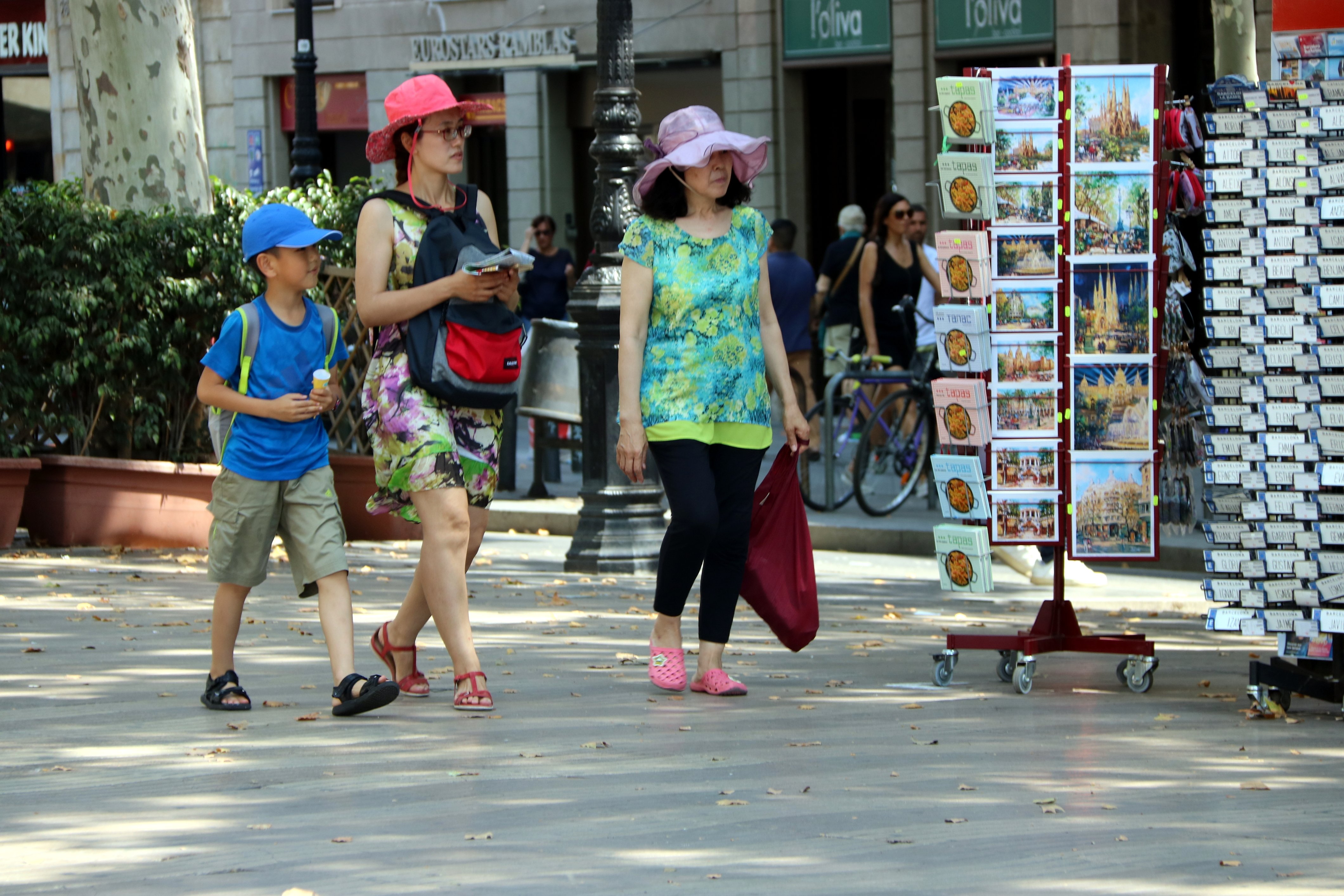 El gasto de los turistas internacionales en Catalunya en julio aumenta un 3,2%