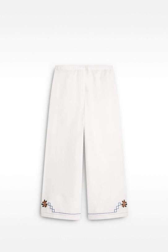 Pantalons amb brodats Pantalons amb brodats