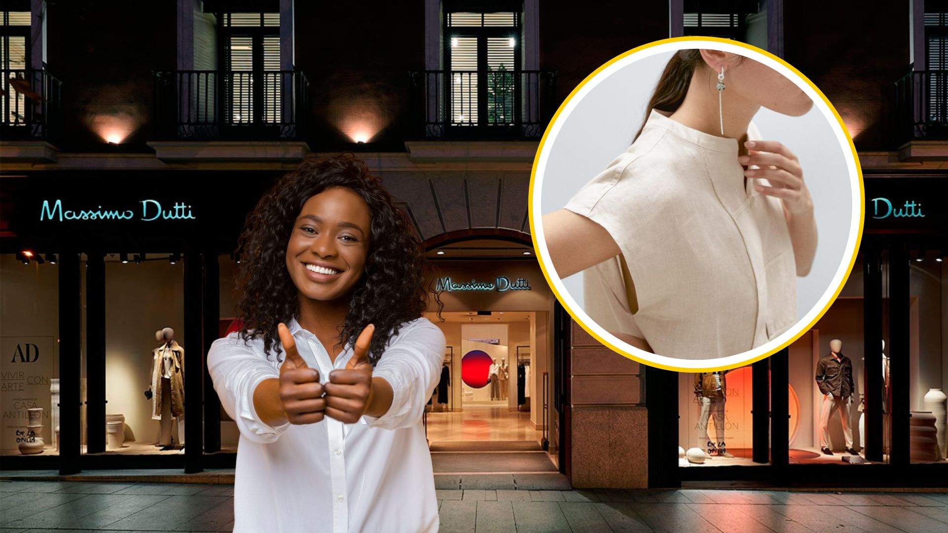 Massimo Dutti viste capas con este chaleco de pechera abotonada de corte impecable