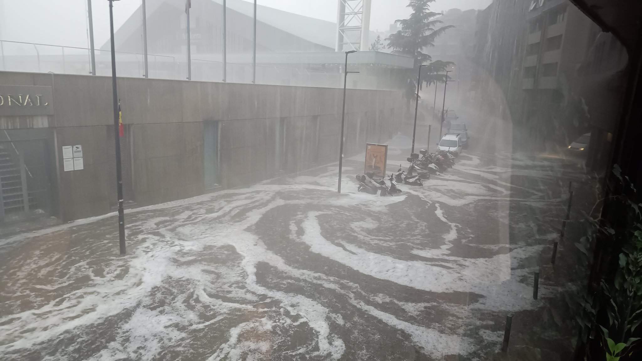 Una forta tempesta provoca inundacions a Andorra | VÍDEO