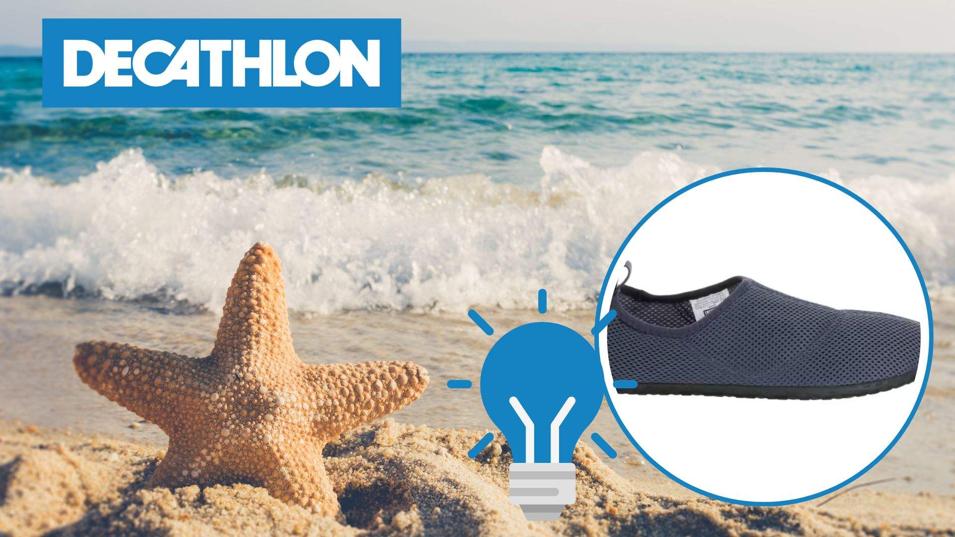 Decathlon jubila las chanclas de playa de toda la vida