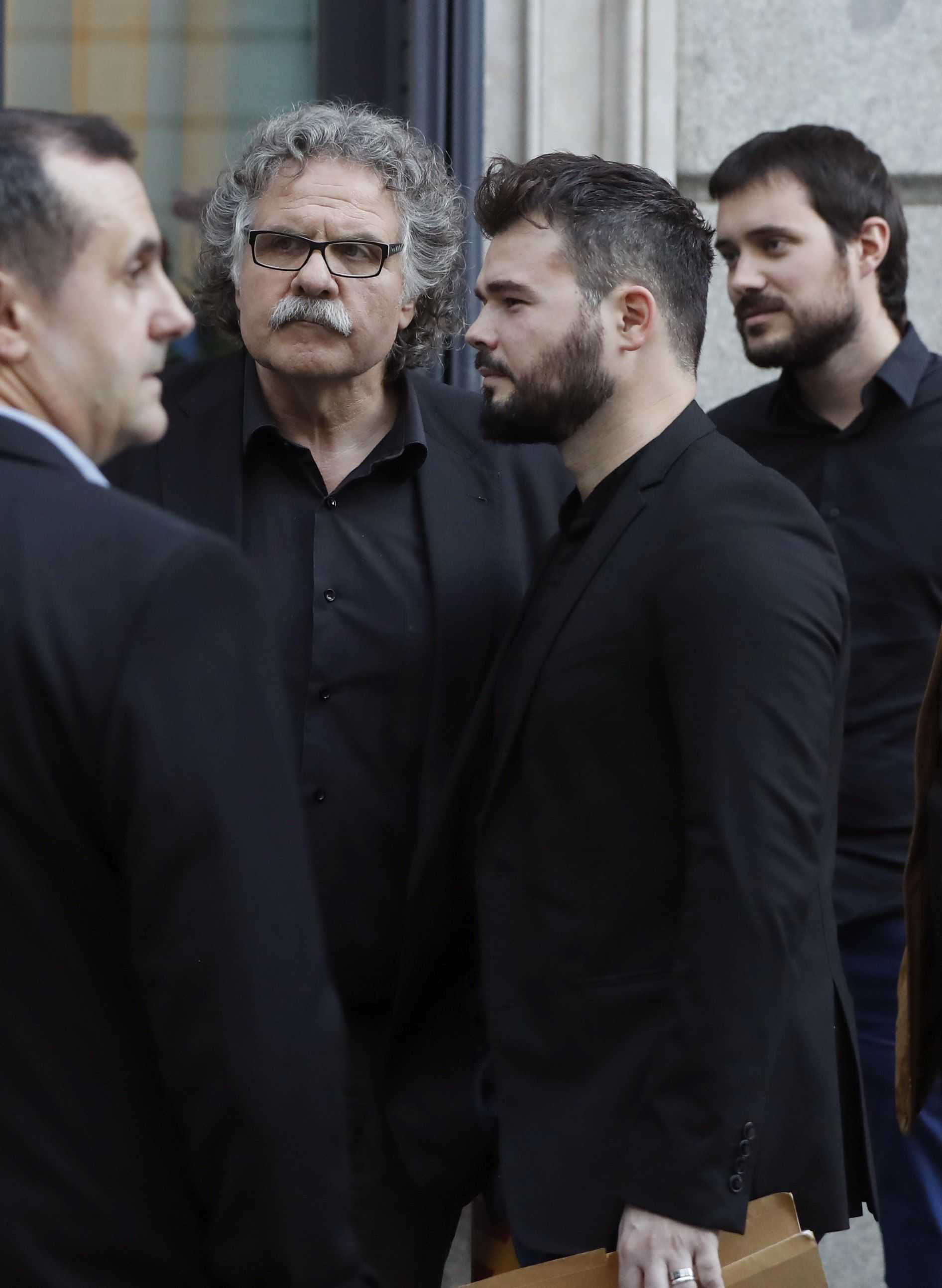 Rufián llegeix el discurs que no va poder acabar en el Congrés al País Valencià