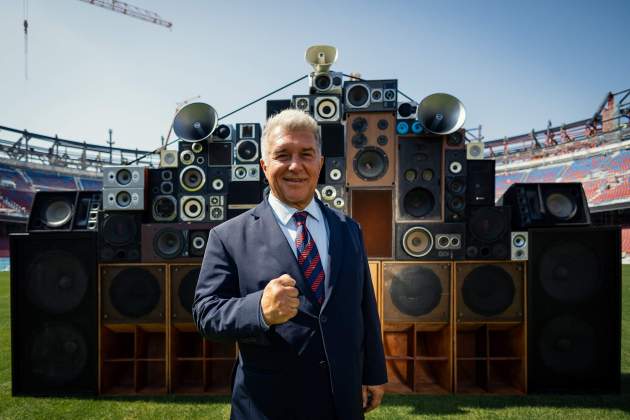 Joan Laporta, a l'Spotify Camp Nou / Foto: FC Barcelona