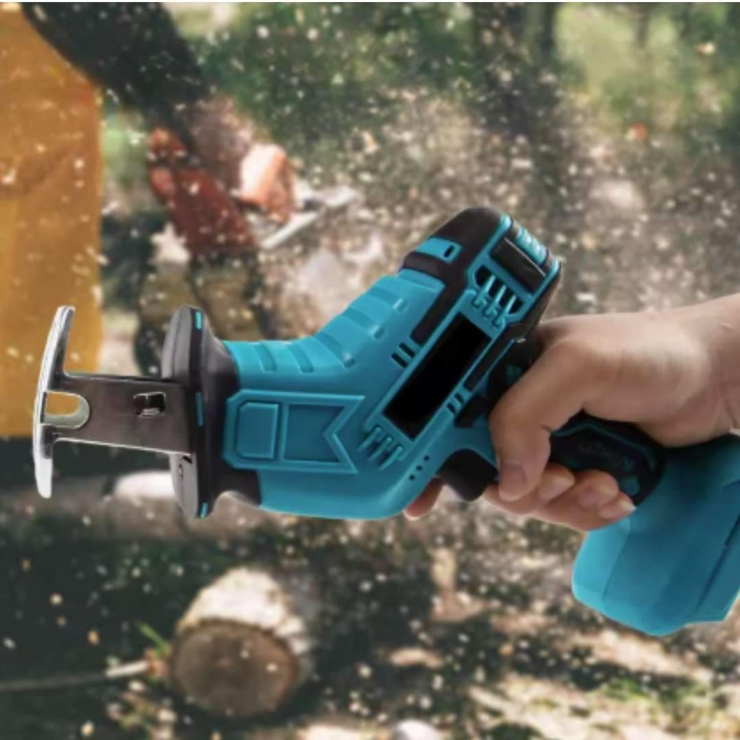 La sierra que puedes utilizar con una sola mano y casi no pesa: compatible con baterías Makita